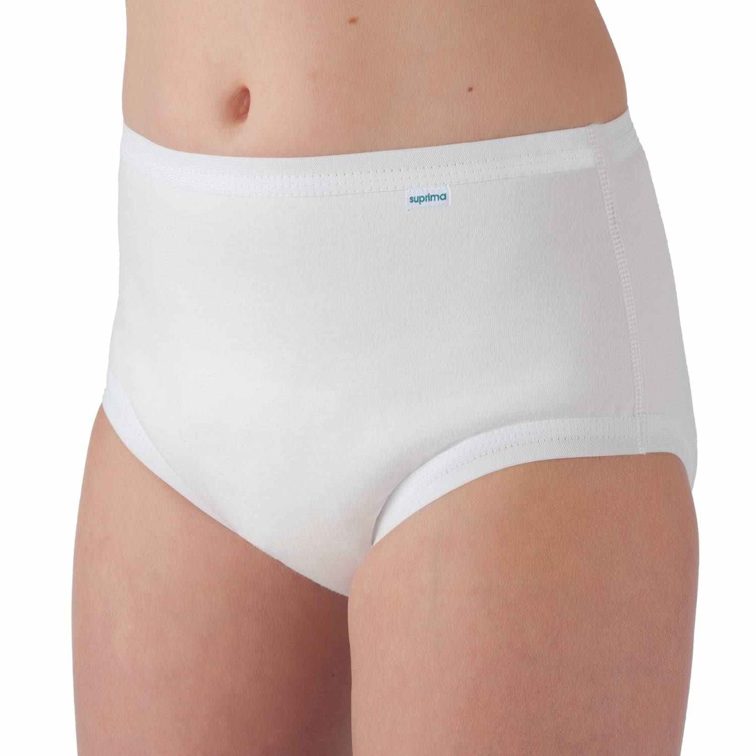 Suprima Inkontinenz-Slip 8118 001, bodyguard-slip ultra für Kinder, unisex - weiß, Gr. 86-164